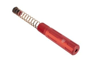 Strike Industries AR-15 Pistol buffer tube kit, red finish.